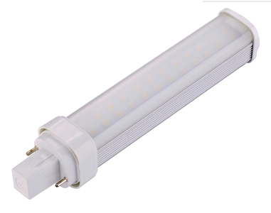Led PL-C lamp G24 - 9W - 135 graden - matglas